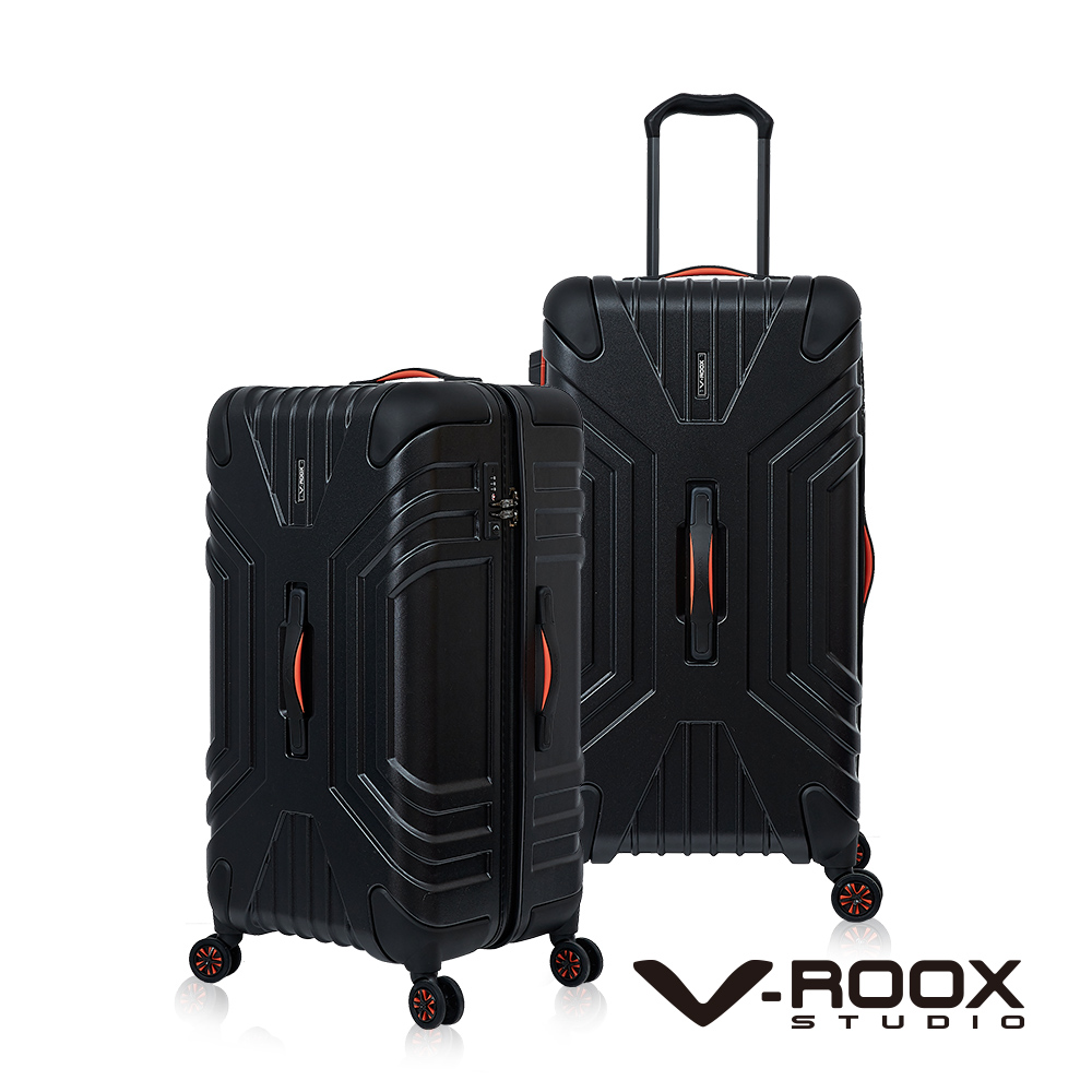 【PANTHEON PLAZA】展示品限量出清 V-ROOX SHIELD 20吋 神盾硬殼雙層防爆拉鍊胖胖箱 硬殼拉鍊箱 SHIE-59239 天峰藍, , large