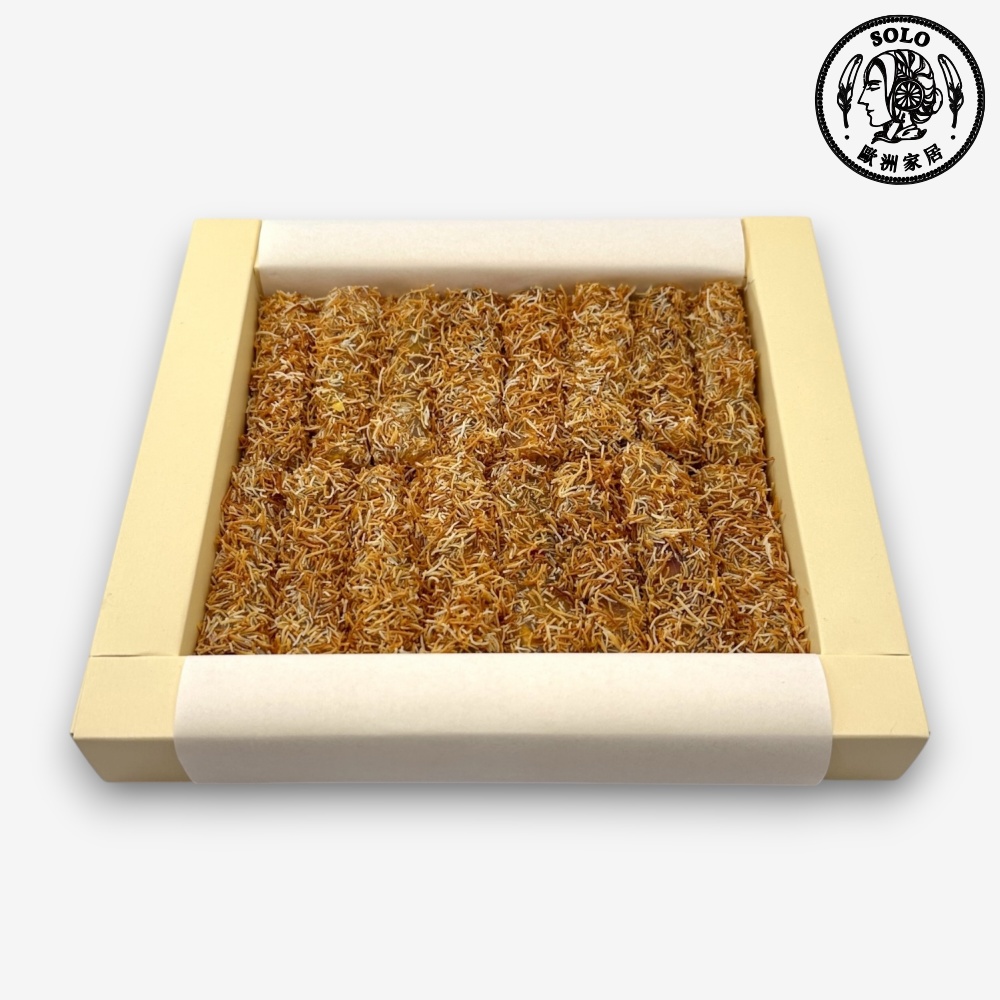 [SOLO Vintage] Kadayif Turkish Delight Finger Rolls Box 300g Natural Ingredients Made in Turkey, , large