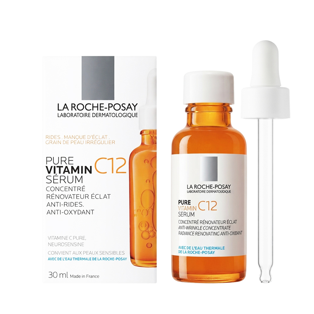 【LA ROCHEPOSAY 理膚寶水】 C12肌光活膚精華 30ml, , large