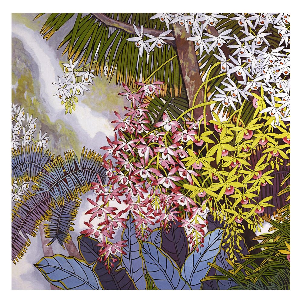 【御畫房】花語系列三 國家一級畫師手繪油畫80&times;80cm(VF-181), , large