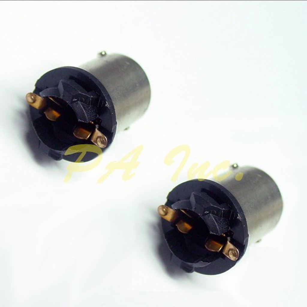 【PA LED】1156 平角 對角 斜角 T20 7440 單芯 轉接 T10 T15 方向燈 倒車燈 轉接座 轉接頭, , large
