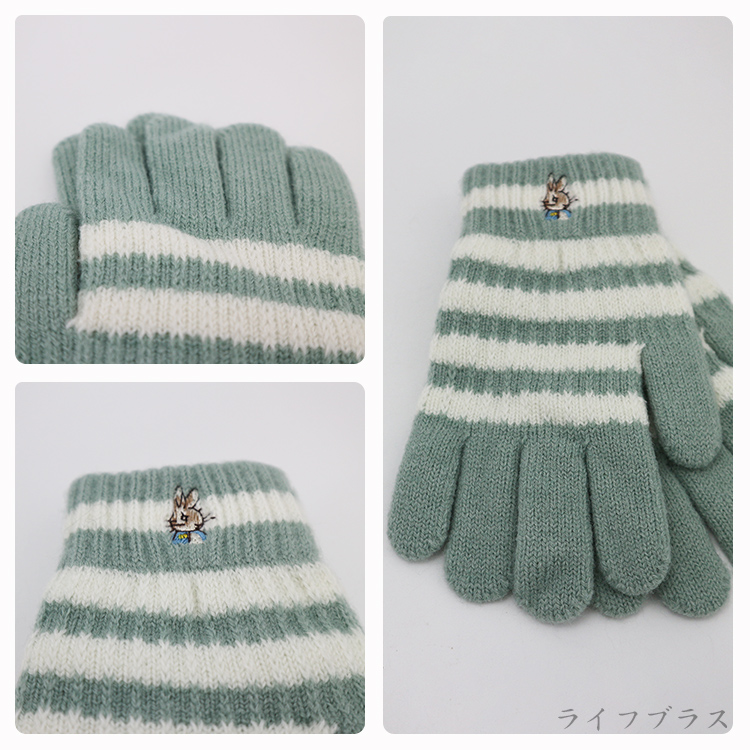 比得兔雪花兒童刺繡手套-17.5cm-GL5634 / 節色兒童刺繡手套-18cm-GL5635-4雙入, , large