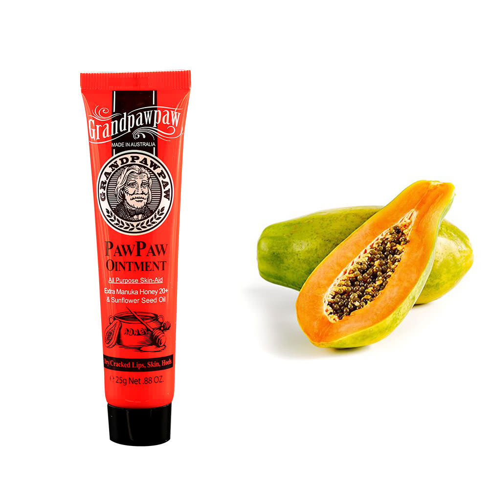 【澳洲Grandpawpaw 】木瓜軟膏含曼努考蜂蜜葵花籽油(4入組 25g/條), , large