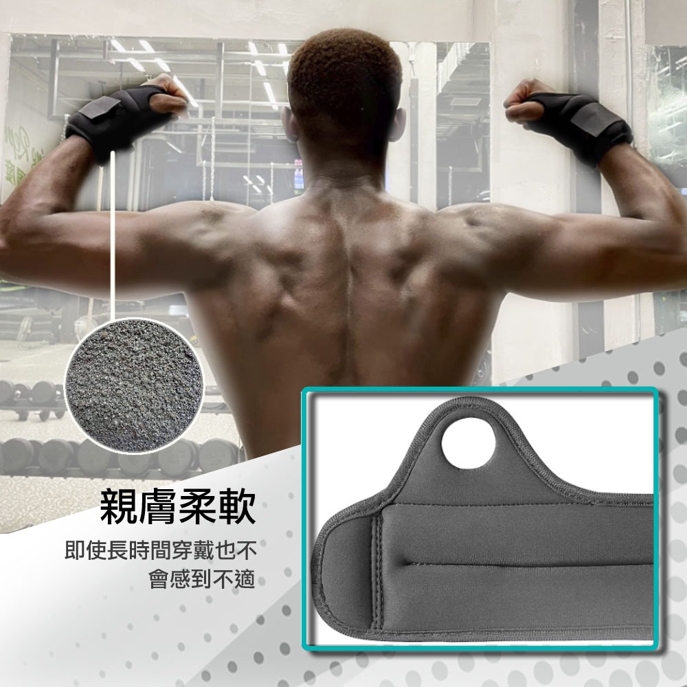 【MACMUS】2公斤/組｜單邊1公斤手部專用耐用運動沙包｜健身沙袋負重沙包｜綁手沙袋腳踝沙袋復健沙包｜運動沙袋負重沙袋, , large