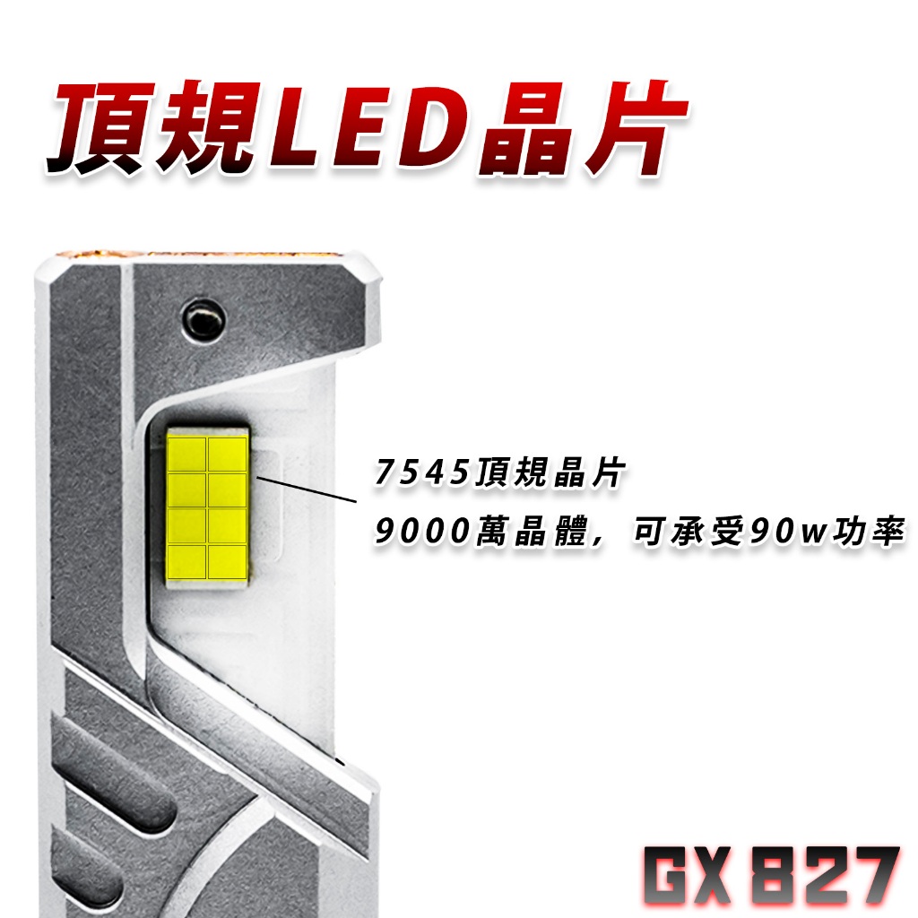 PA LED｜GX827 LED大燈 H1 H4 H7 H8 H11 9005 9006 9012 D2 D4 兩年保固, , large