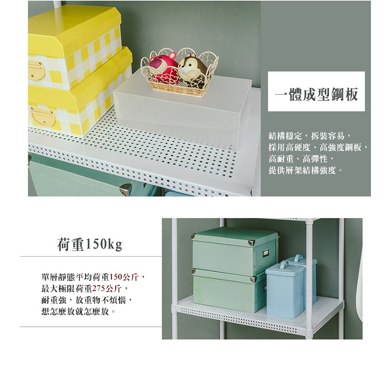 【Y HOUSE】75x45x90cm perforated plate three-layer rack perforated plate rack iron rack - black paint, , large