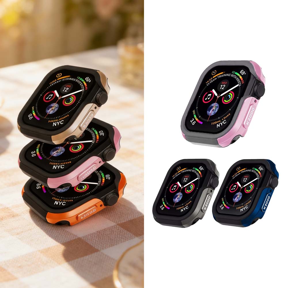 【山水之寶】KZDOO Apple Watch 4/5/6/SE1/SE2/SE3 44mm保護殼 航空鋁合金雙料防摔殼, , large