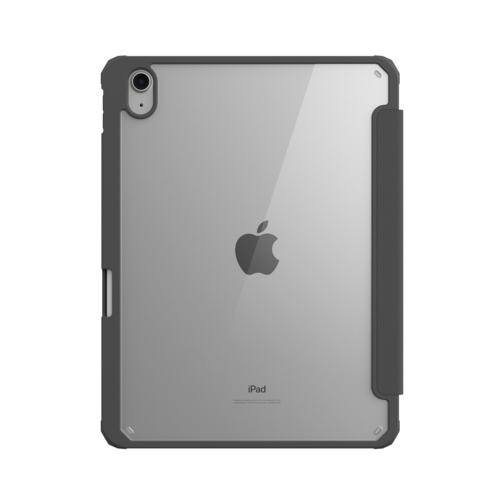 【HIPPORIZZ】iPad 11/10.9 吋 (11/10代) Origo 晶透筆槽防摔殼 深灰色, , large