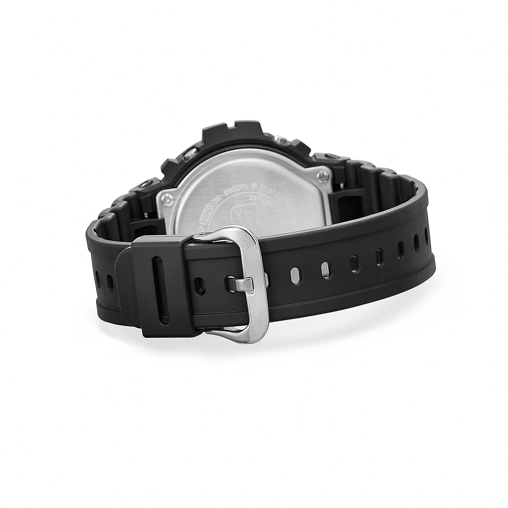 CASIO 卡西歐 G-SHOCK 經典配色電子錶 學生錶 手錶-黑 DW-6900RL-1, , large