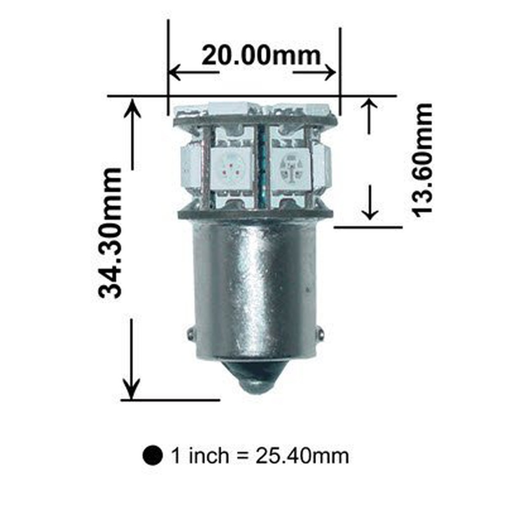 【PA LED】1156 單芯 平角 13晶 39晶體 SMD LED 方向燈 煞車燈 倒車燈 後霧燈 小燈 日行燈, , large
