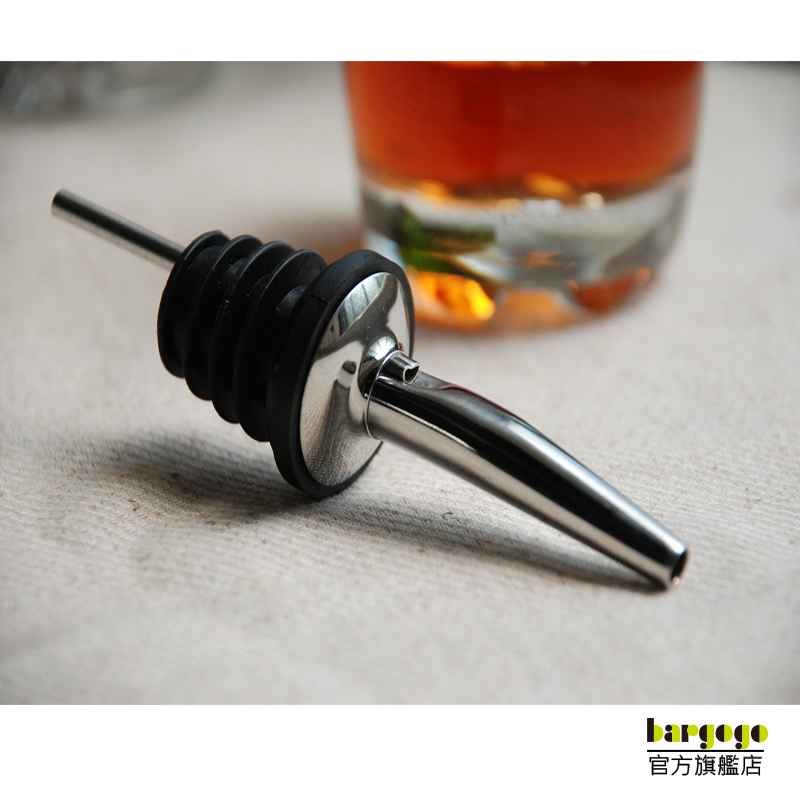 [巴果果]不鏽鋼倒酒器 防漏控流 酒瓶倒酒嘴 吧台專用款(2入一包) SP-20-03-01, , large