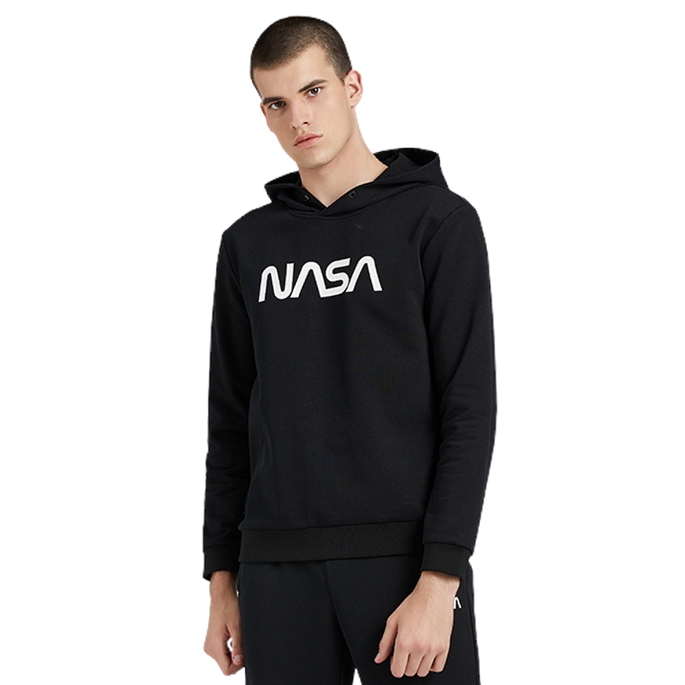 NASA聯名 男款帽T外套 美國太空總署 限量發行 公司貨 原廠授權 品質有保證 台灣獨家販售 值得收藏, , large