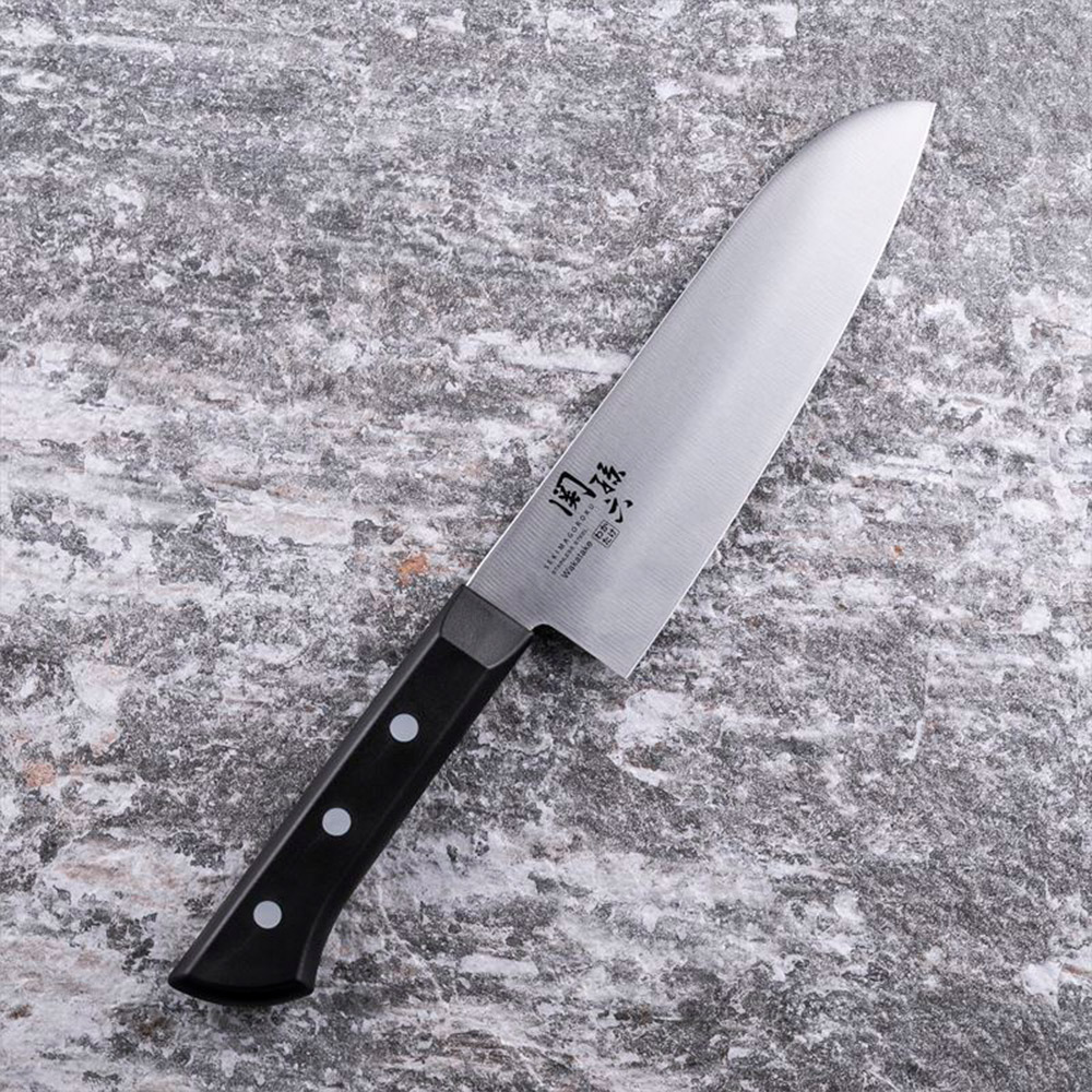 【日本貝印KAI】日本製 若竹名刀 關孫六 料理刀 廚房刀 不鏽鋼刀-16.5cm(三德刀), , large