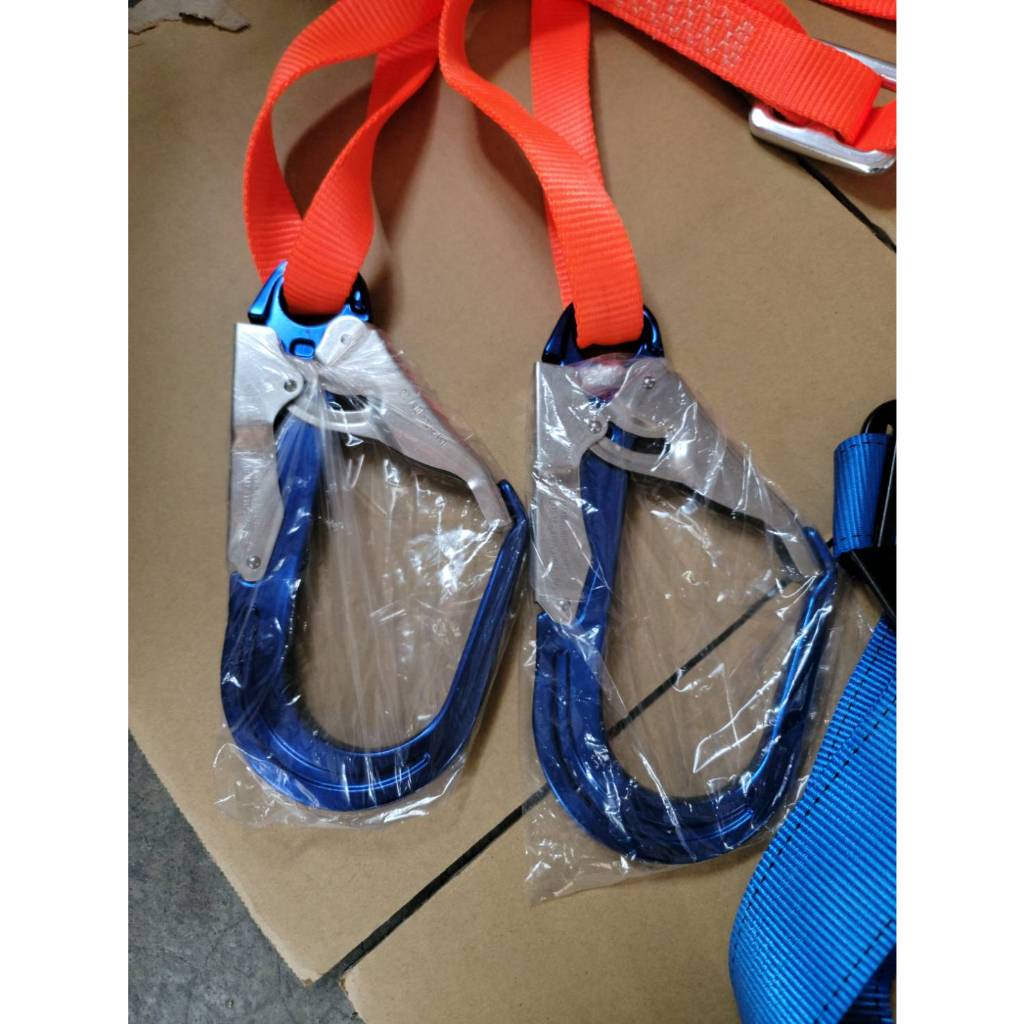 WIN 五金 FKS BOST快扣式背負式安全帶 <一般款>  鋁合金鉤 雙大鉤 降落傘安全帶 高空安全 安全帶 工安產品, , large