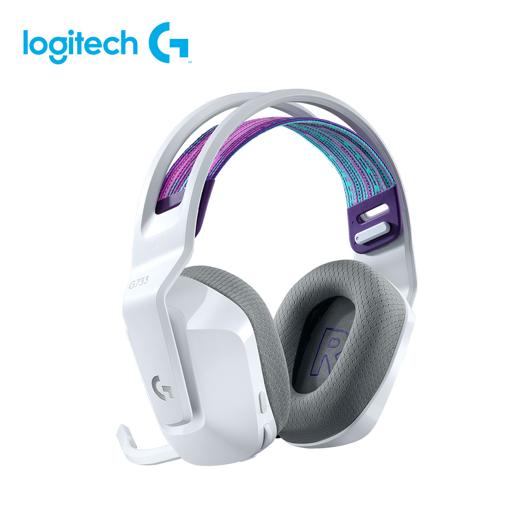 羅技G G733 無線電競耳機麥克風, , large