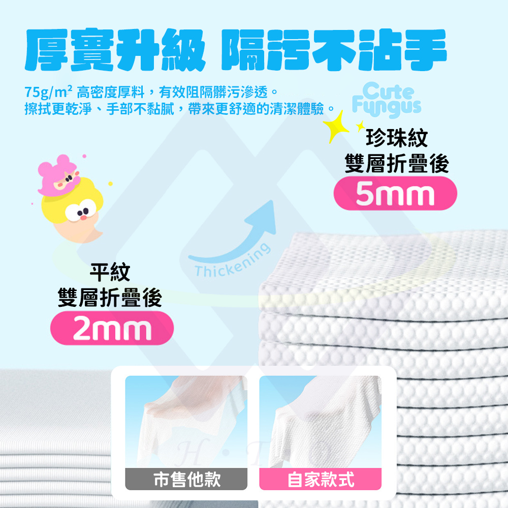 【He Tong】Ein Bei Hanging Wet Toilet Paper (3 packs including 3 caps), , large