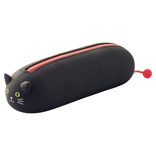 日本LIHIT A-7781 矽膠橫式筆筒/鉛筆盒(多款)海豹*大, , large