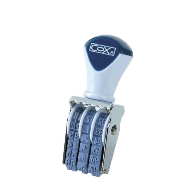 【COX 三燕】5號字 歐文 日付印 字高3.4mm /個 NO.5, , large