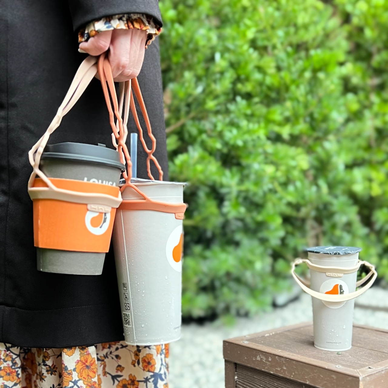 [HhL] LING-BEI 2.0-Beverage Carrier (Thai Tea), , large