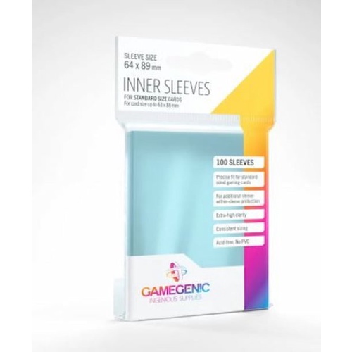 【Asmodee】內層牌套100張Gamegenic Inner Sleeves (100) 64X89mm, , large