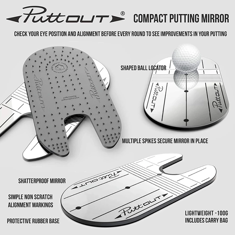 PuttOut Golf Putting Mirror, , large