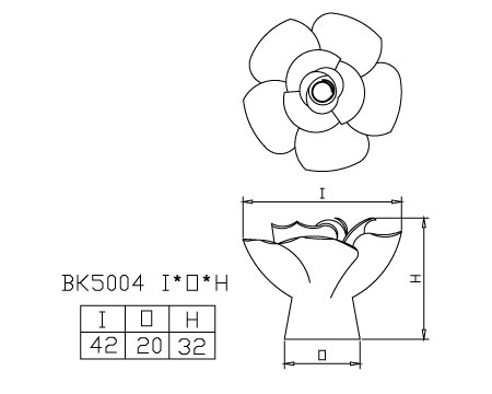 【協進五金】玫瑰花陶瓷把手 紅色, , large