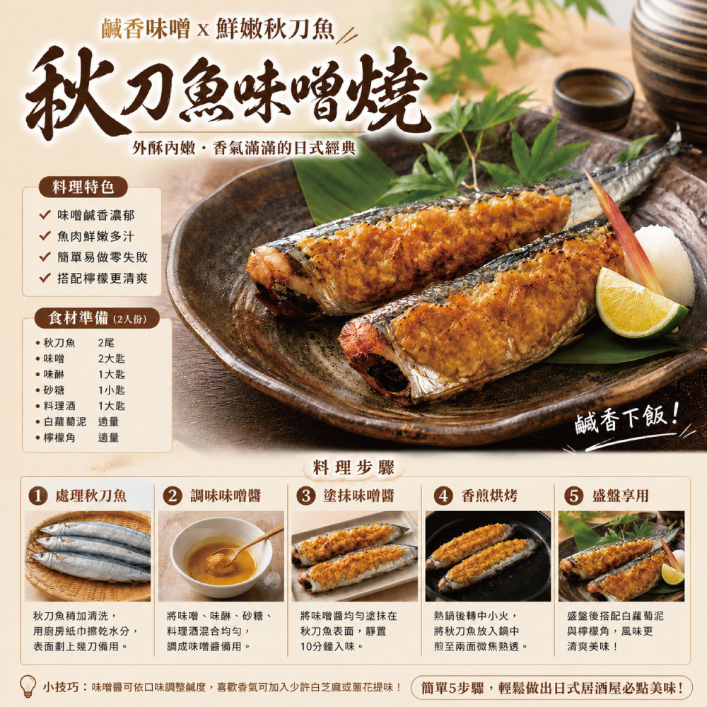 小川漁屋 野生秋刀魚6包(240g~300g/包_去頭去肚), , large