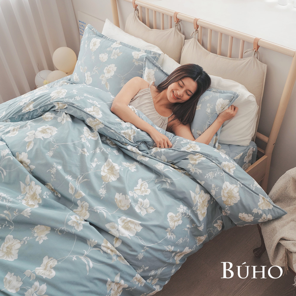 BUHO Soothing Silver Ion Antibacterial Quilted Mattress Cover Set - Double Size (Shuyu Tongmeng), , large