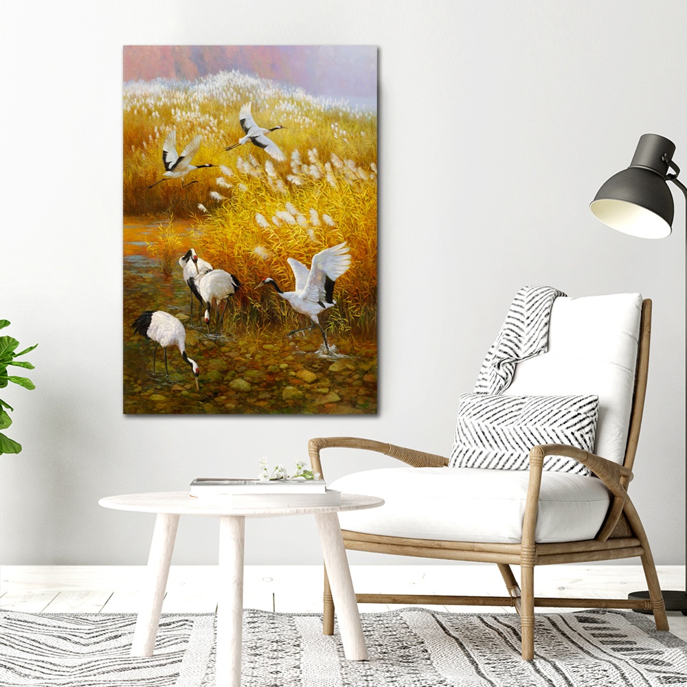 【御畫房】秋意濃 國家一級畫師手繪油畫60&times;90cm(VF-103), , large