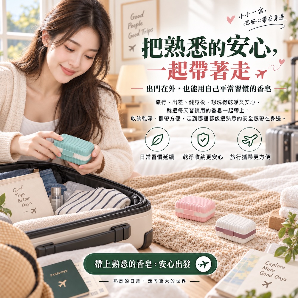 旅行皂盒 【3色可選】 行李箱肥皂盒 瀝水肥皂盒 隨身 密封防漏 不軟爛 加大尺寸 出國旅遊 露營必備 外宿族 學生宿舍, , large