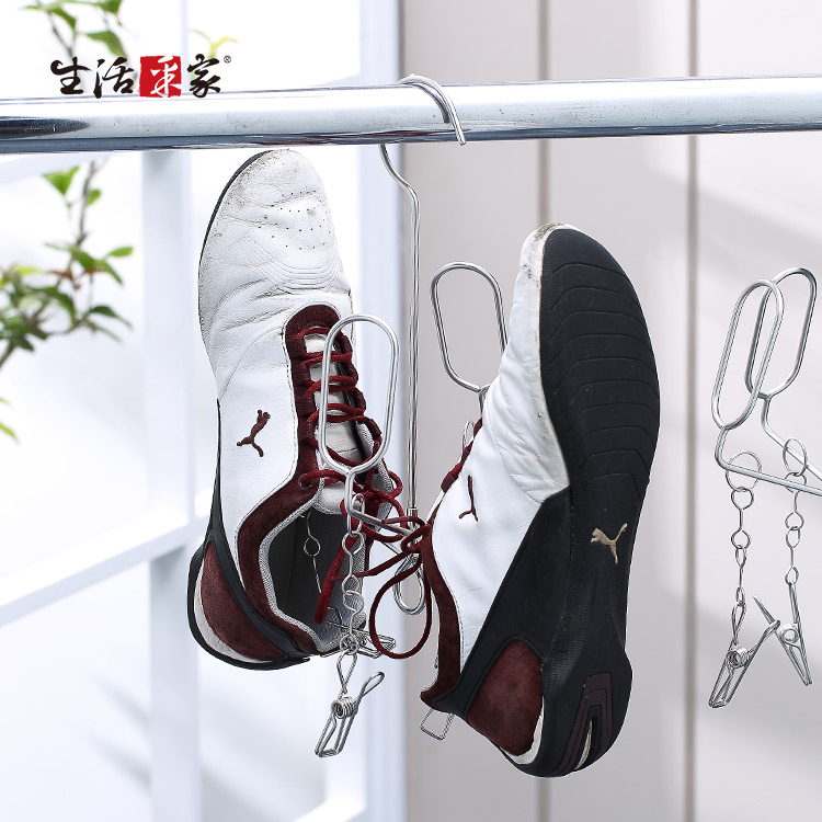 SHCJ 旋轉式曬鞋架 台灣製SUS304 各式鞋款 晾曬風乾 通風晾曬 吊掛鞋架, , large