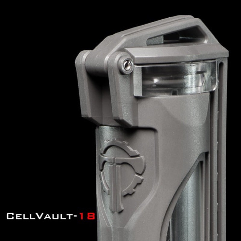 【THYRM】THYRM CellVault-18 電池防水盒｜18650 / 18350 收納｜IPX7 防水｜K.T.Tactic, , large
