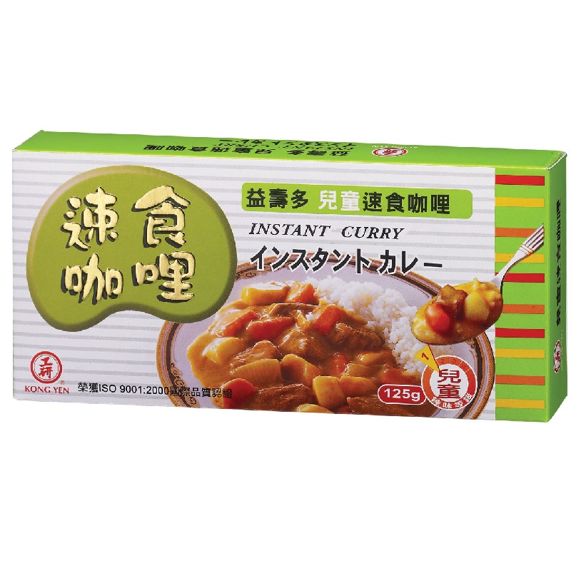 工研-益壽多兒童咖哩125g, , large