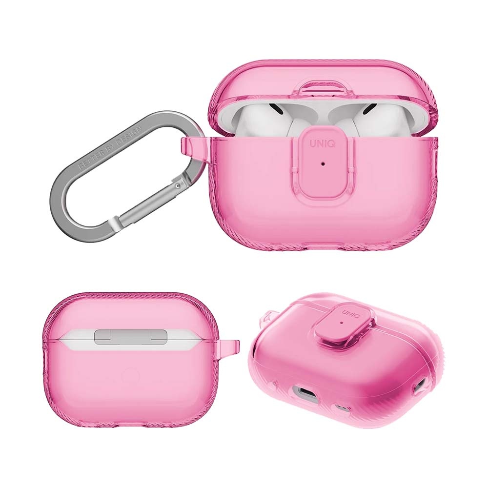 【山水之寶】UNIQ Airpods Pro3保護殼 Glase Pro 輕薄透明藍牙耳機保護套 附扣環 原廠公司貨, , large