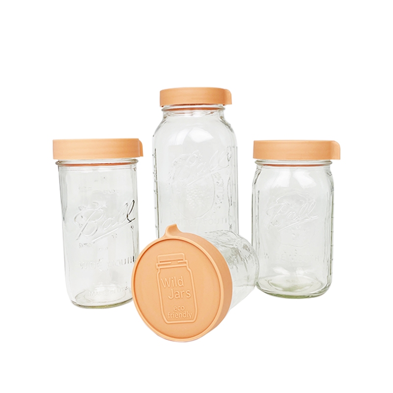 Ball&reg; Wide-Mouth Mason Jar Pour Spout Lid for 32oz,brown, , large