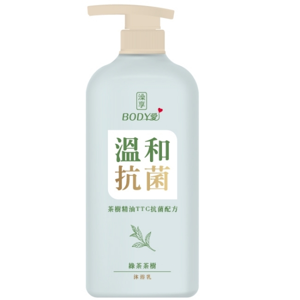 澡享BODY愛抗菌沐浴乳綠茶茶樹, , large