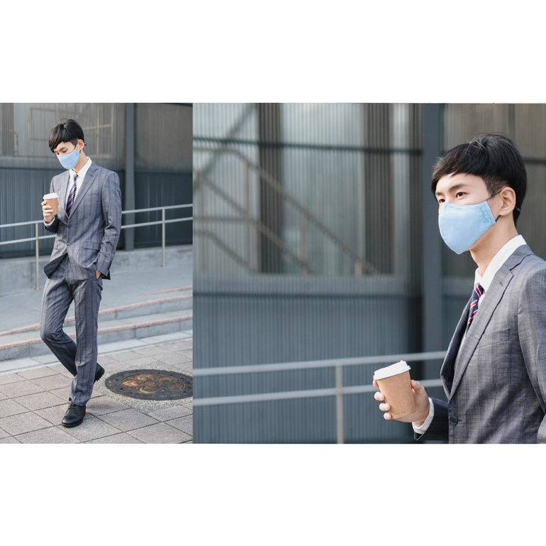 【淨對流】抗霾布織口罩 Basic 款 G1 單寧, , large