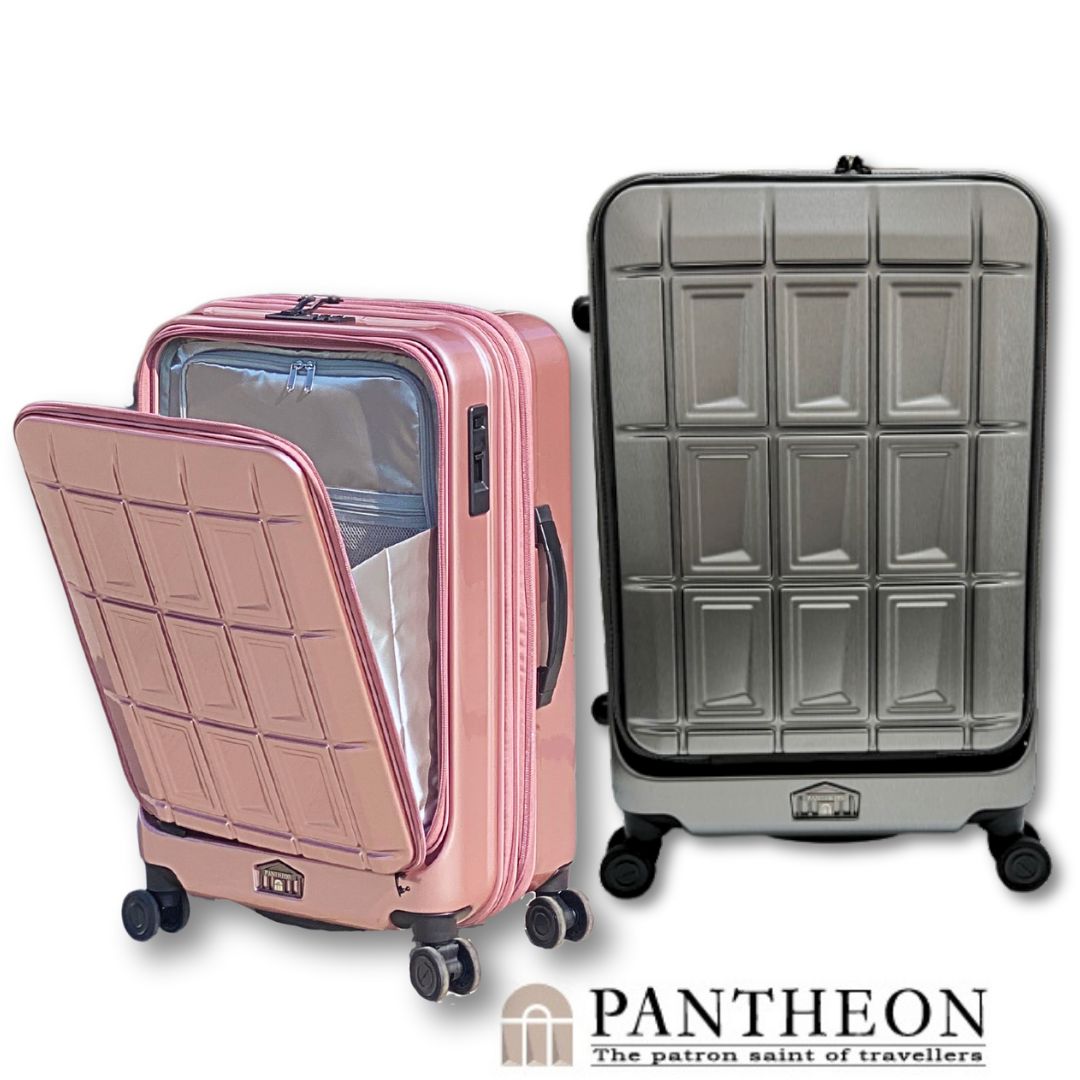 【PANTHEON PLAZA】618年中慶 新款半價 PANTHEON 16 19 24吋 專利前開式煞車輪行李箱 PTS-4006 / 5006 / 6007 三色可選, , large