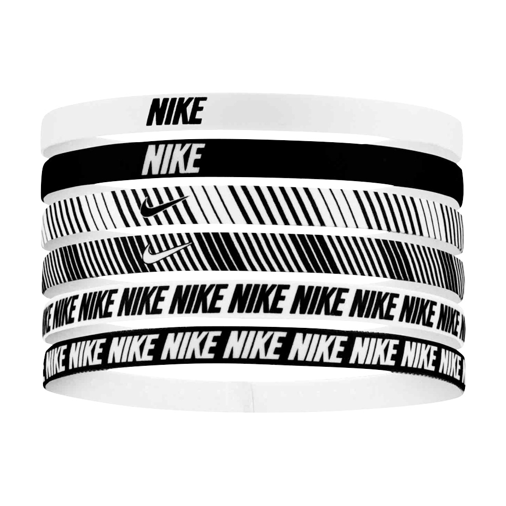 NIKE FLEX CLASSIC 頭帶 6PK PRINTED 六入裝 運動頭帶 穩固 防滑 N1011930189OS白黑、N1011930671OS粉綠白、N1011930062OS綠白黑藍, , large