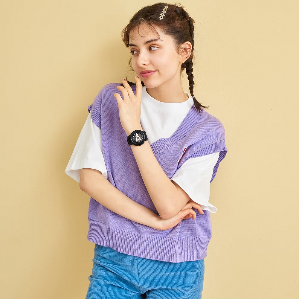 CASIO 卡西歐 Baby-G 街頭風 玫瑰金雙顯手錶 BA-110XRG-1A, , large