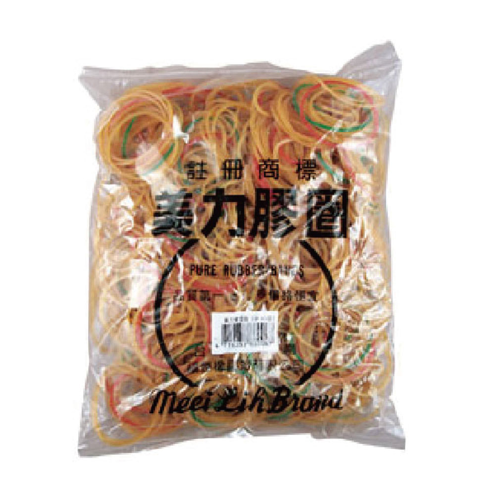 美力牌 橡皮圈 18號 45mm 橡皮筋 混色 4兩 /包, , large