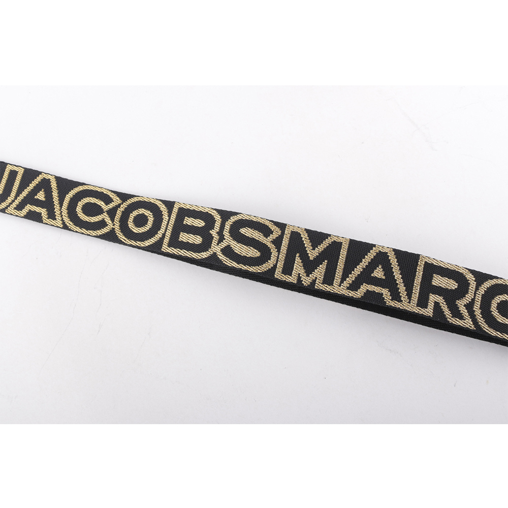 MARC JACOBS The Outline 輪廓標誌窄版背帶/黑色/金釦, , large