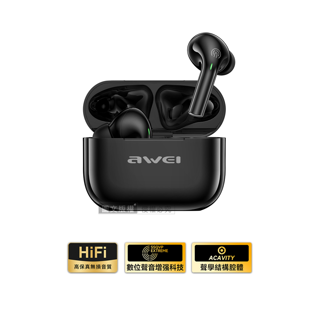 Mini彩漾 ANC主動降噪 TWS真藍牙耳機 藍牙V6.0/IPX6防水防汗/HiFi音質, , large
