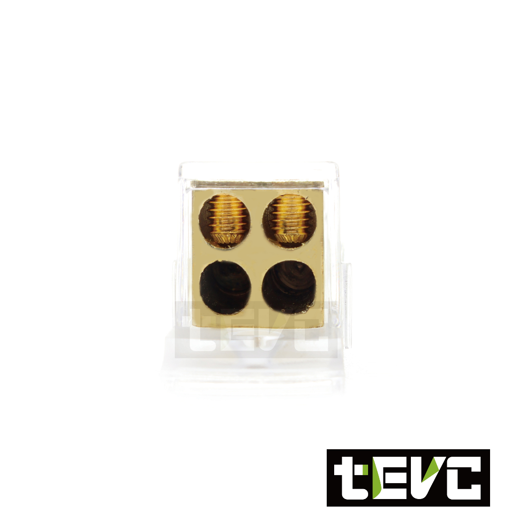 《tevc》BS004 分線盒 一進四出 音響 改裝 接地盒 分線器 集線盒 理線盒 接線盒 汽車音響改裝, , large