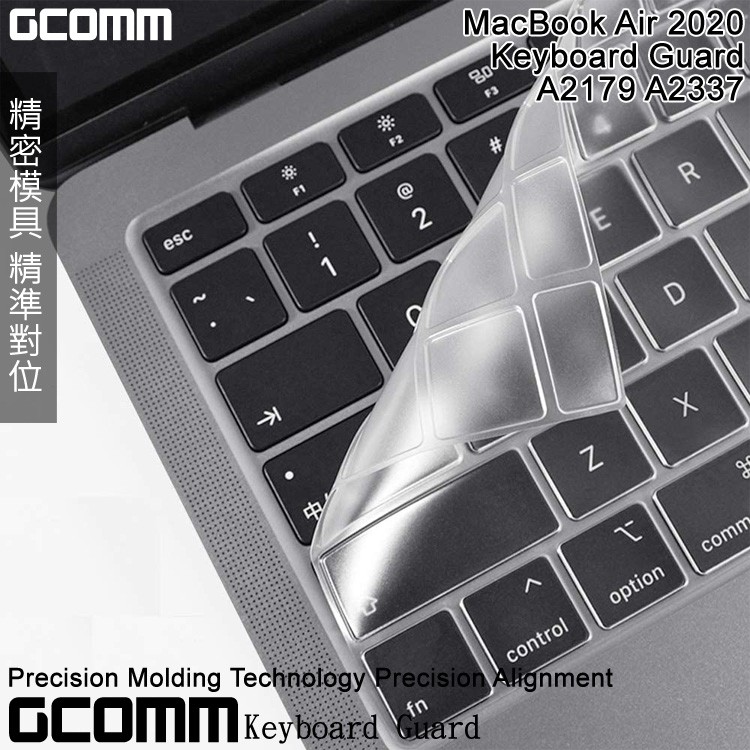GCOMM Apple 2020 MacBook Air 13吋 A2179 A2337 鍵盤保護膜 透明, , large