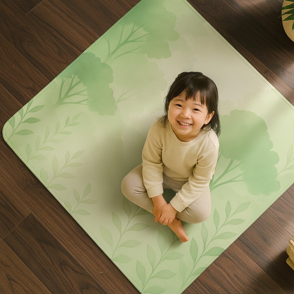 【Monster】rubber anne - Forest Serenity Soundproof Mat &ndash; Forest Serenity Series (100&times;100cm) - Tranquil Forest Moments, , large