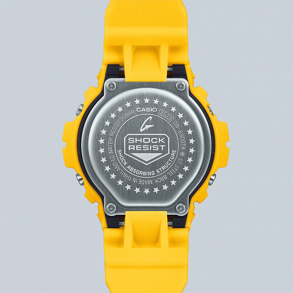 CASIO 卡西歐 G-SHOCK 30周年紀念版 電子錶 手錶-黃 DW-6900TR-9, , large