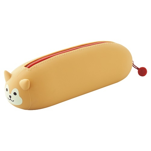 日本LIHIT A-7781 矽膠橫式筆筒/鉛筆盒(多款)海豹*大, , large