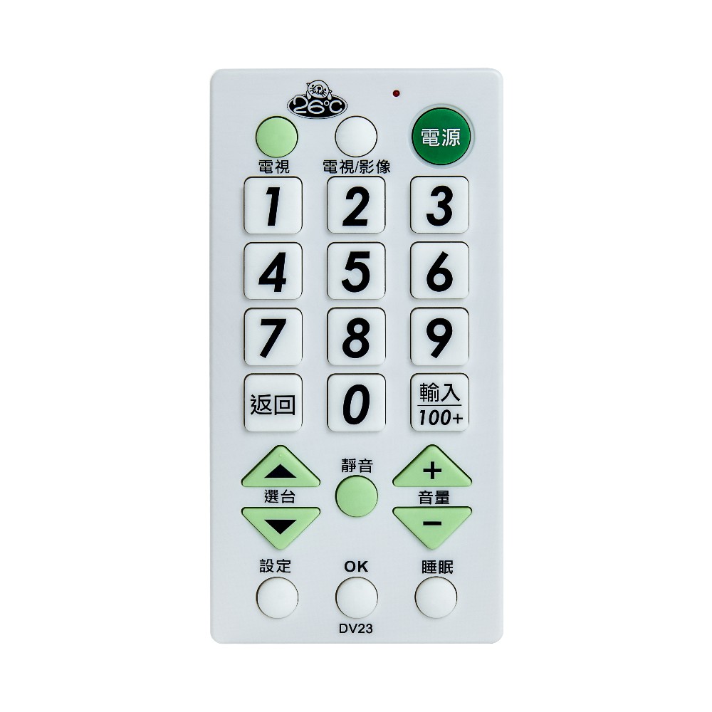 【AIFA】 Big buttons TV Universal Remote (DV23), , large