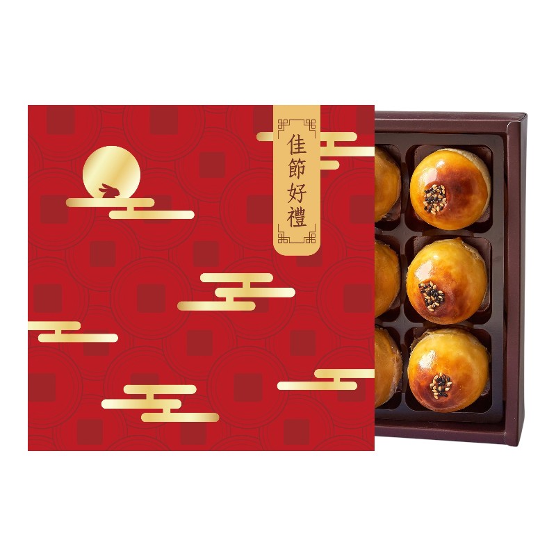 現烤綜合蛋黃酥禮盒9入, , large